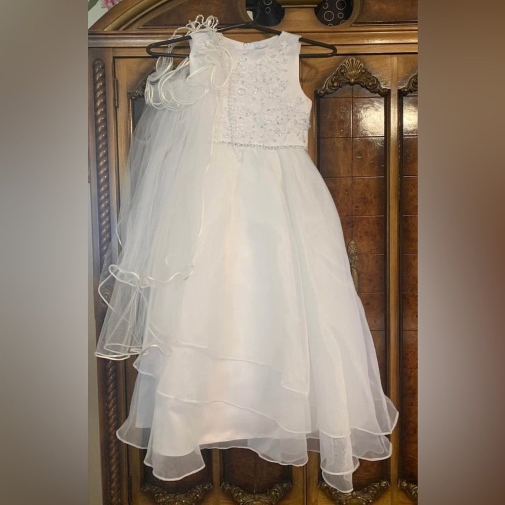 Vintage Swea Pea & Lilli Girls Communion Dress Size 6